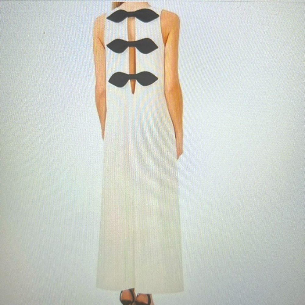 NEW CECE Back Bow Maxi dress sz XL